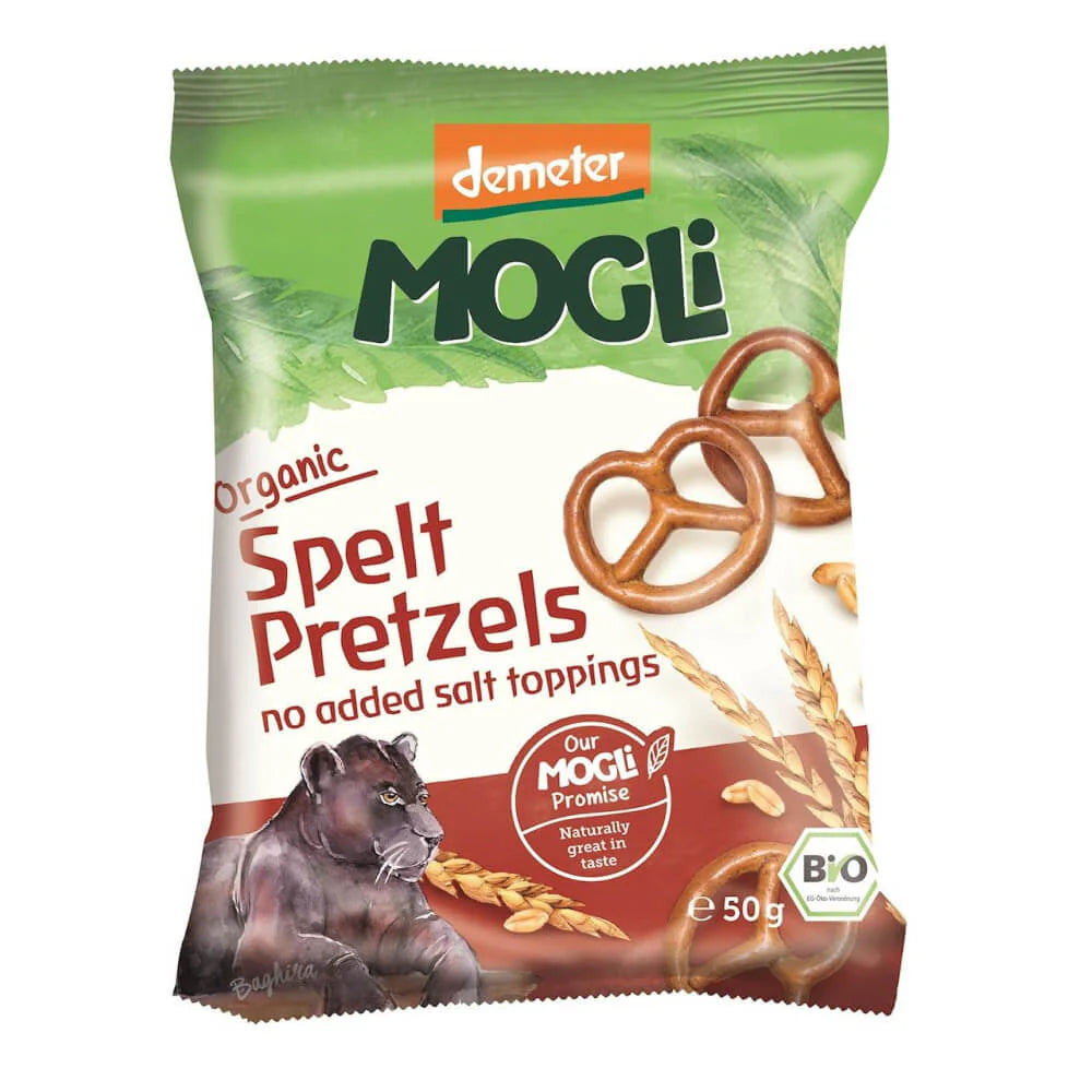Mogli Organic Spelt Pretzels 50 g