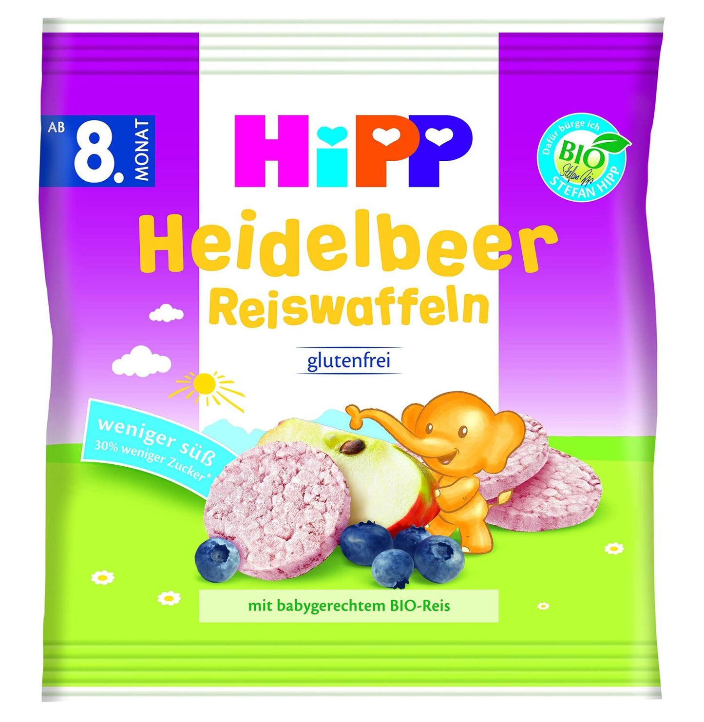 HiPP Blueberry Rice Cakes 30 g