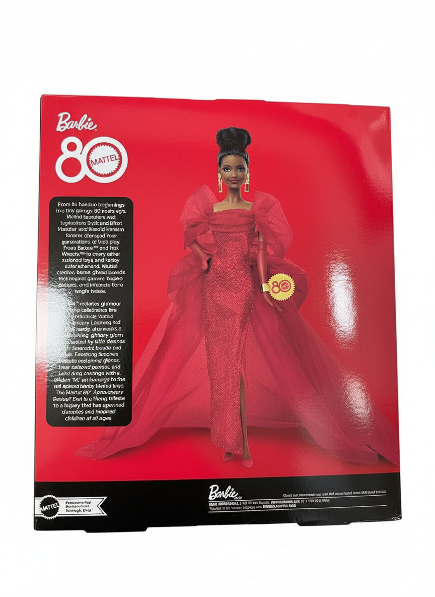 Mattel Barbie 80 Red Dress JBJ18