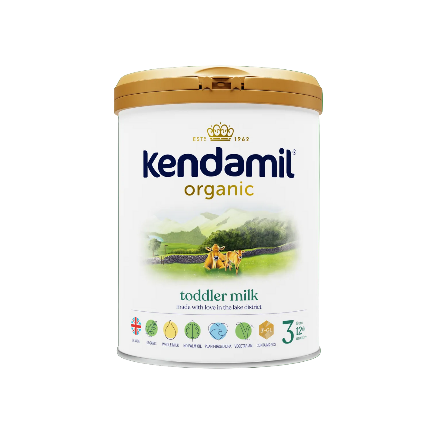 Kendamil Bio Nature Organic 3 HMO+ Toddler Milk 800g
