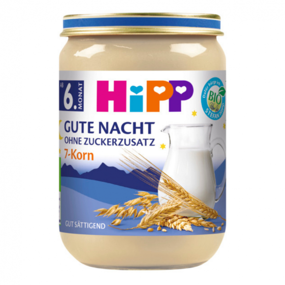 HiPP 7 Grains Porridge with Milk Blank Puree 190 g