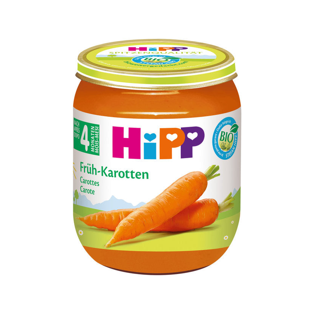 HiPP Baby's First Carrot Puree 125 g - Organic Shop USA