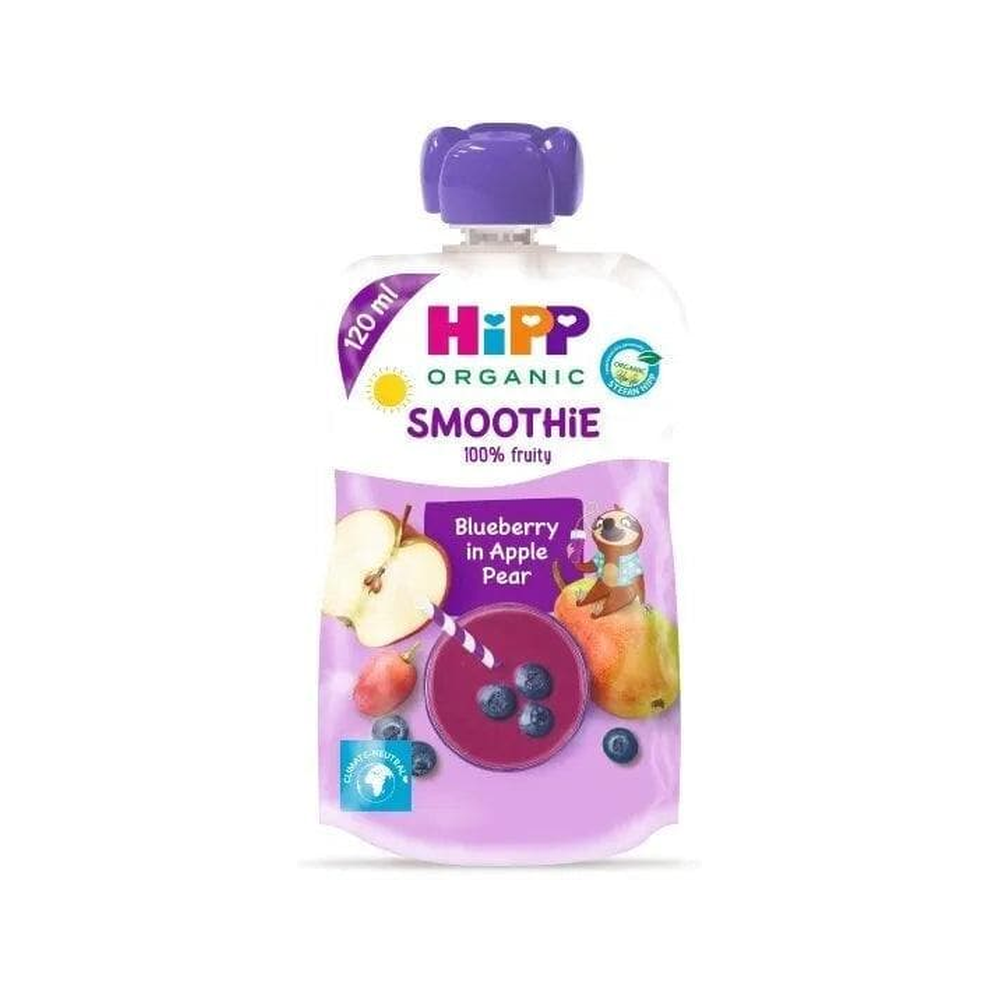 HiPP Hippis Smoothie Drink Apple Pear 120 g - Organic Shop USA