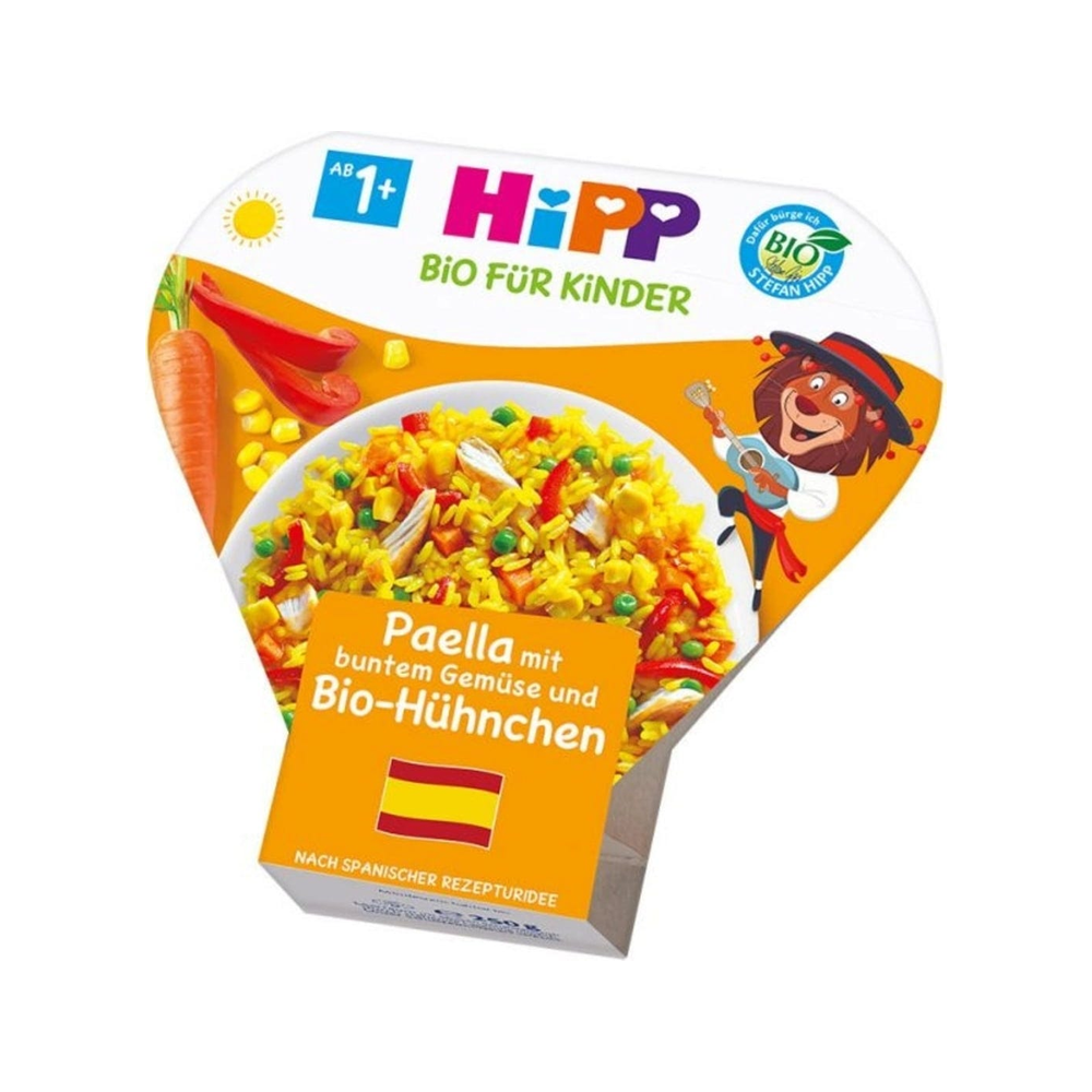 HiPP Organic Paella with Colourful Vegetables and Chicken 250 g - Organic Shop USA