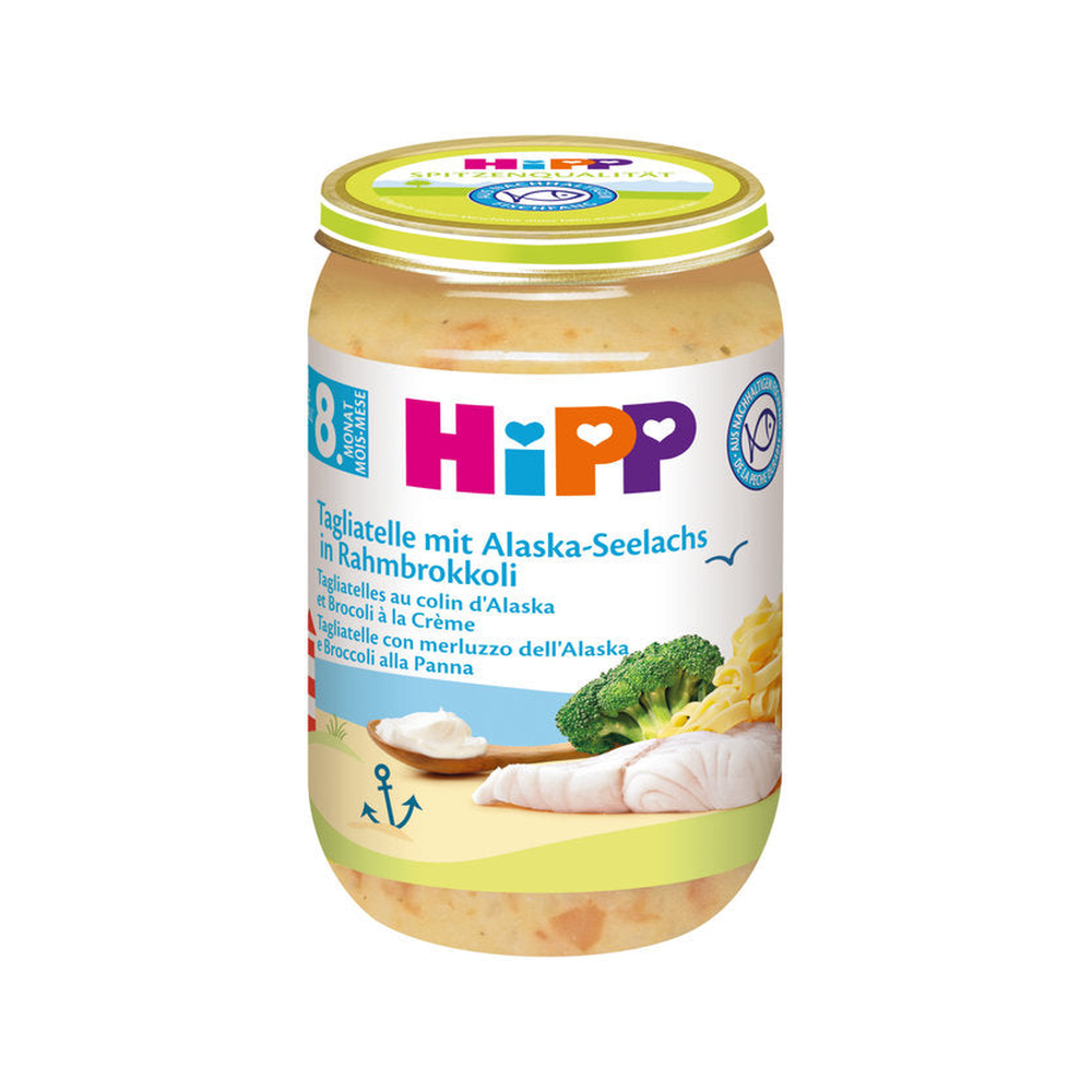 HiPP Pasta with Fish Broccoli and Cream Puree 220 g - Organic Shop USA