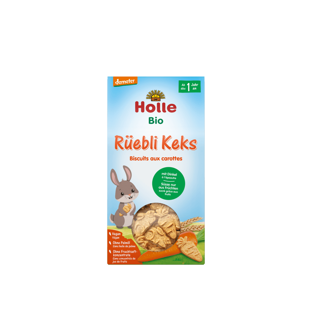 Holle Organic Carrot and Spelt Biscuits 125 g - Organic Shop USA