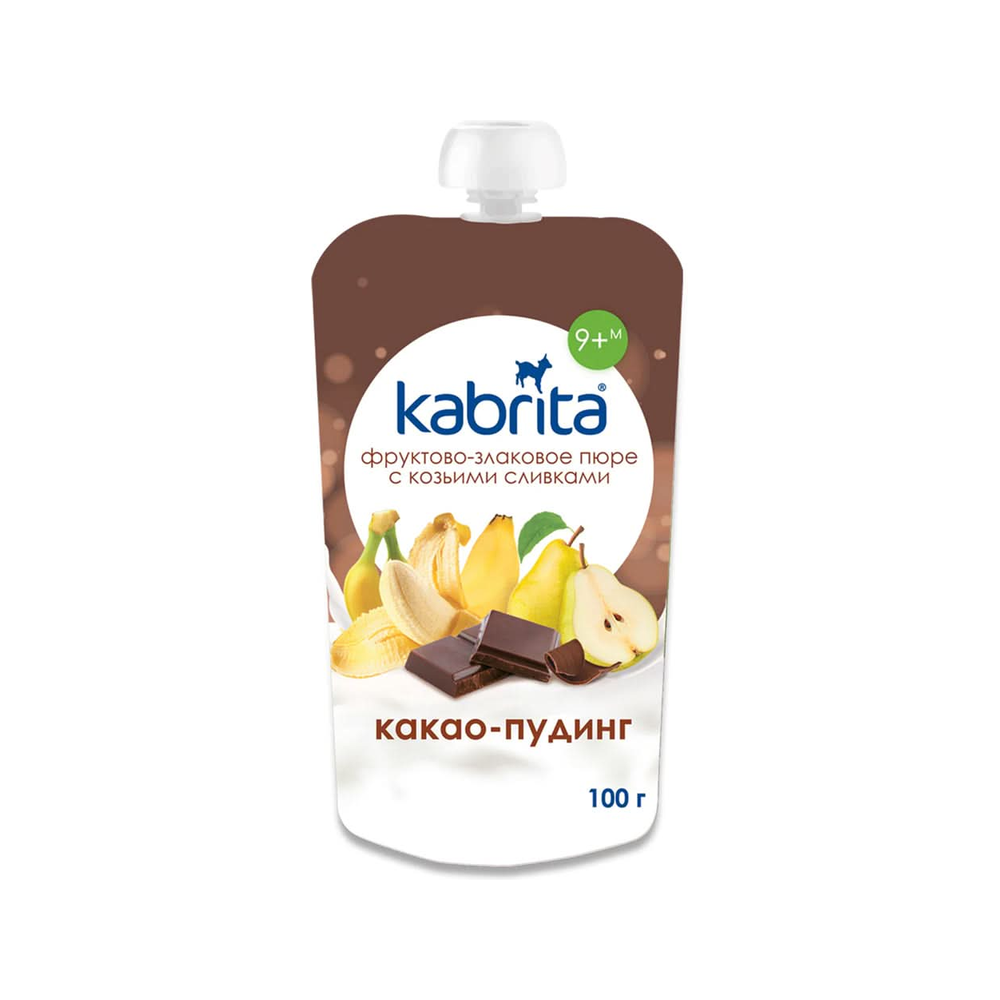 Kabrita Cocoa Pudding With Fruit, Cereal And Goat Cream 100 g - Organic Shop USA