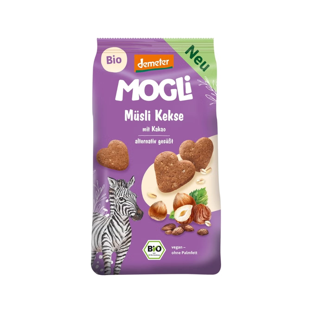 Mogli Organic Cocoa with Muesli Biscuits 125 g - Organic Shop USA