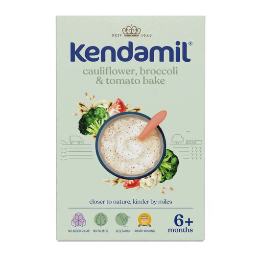 Kendamil Milk Porridge with Broccoli Cauliflower and Tomatoes 150g