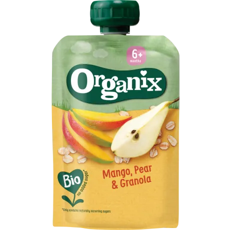 Organix Mango, Pear & Granola Puree 100 g
