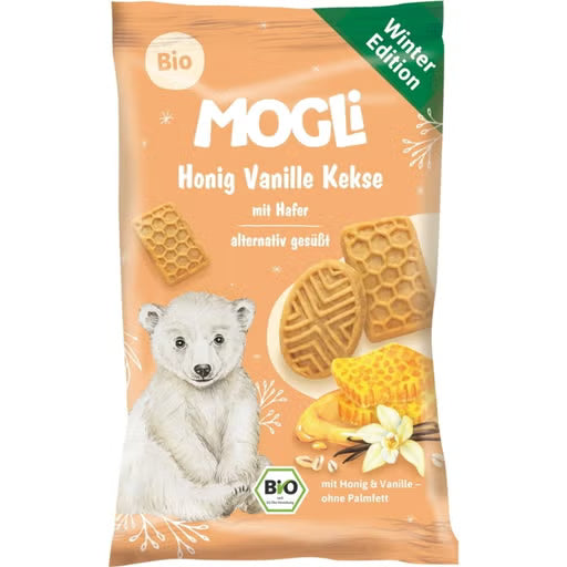 Mogli Organic Honey Vanilla Biscuits 50 g