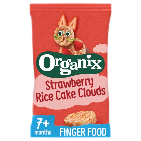 Organix Strawberry Rice Cake Clouds 40 g