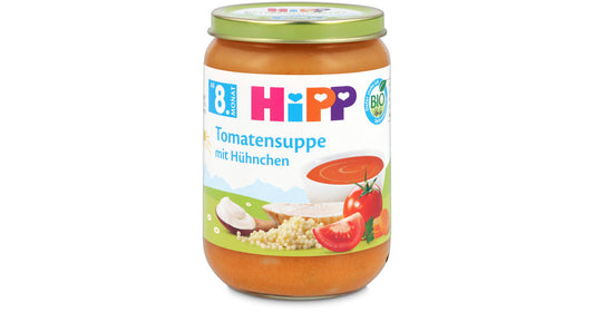 HiPP Tomato Soup with Dumplings and Chicken Puree 190 g