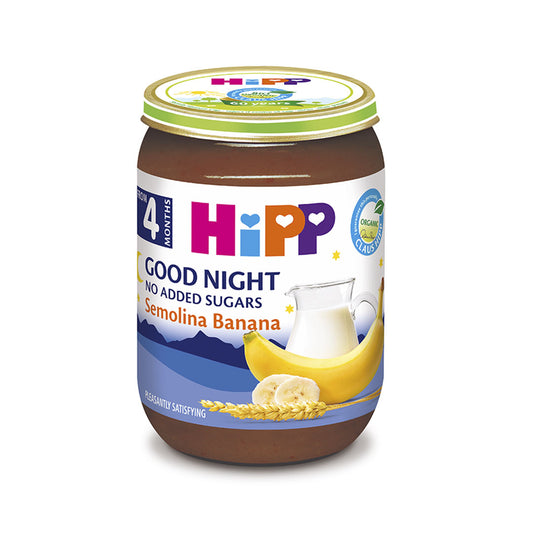 HiPP Good Night Semolina Banana Organic Milk & Cereal 475 g (DA30016) DE