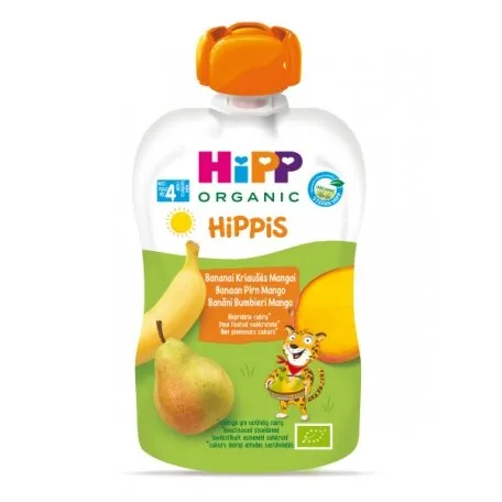 HiPP Hippis Banana Pear Mango Puree 100 g