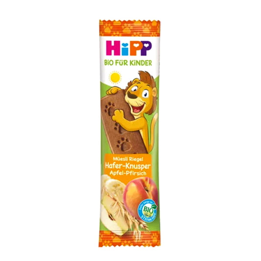 HiPP Lion Muesli Bar Crispy Oats Apple Peach 20 g