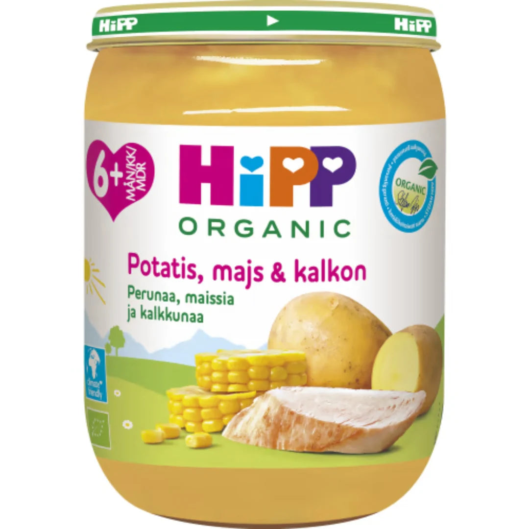 HiPP Potatoes with Corn and Turkey Puree 190 g