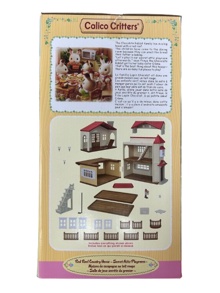 Calico Critters Red Roof Country Home - Secret Attic Playroom CC2079