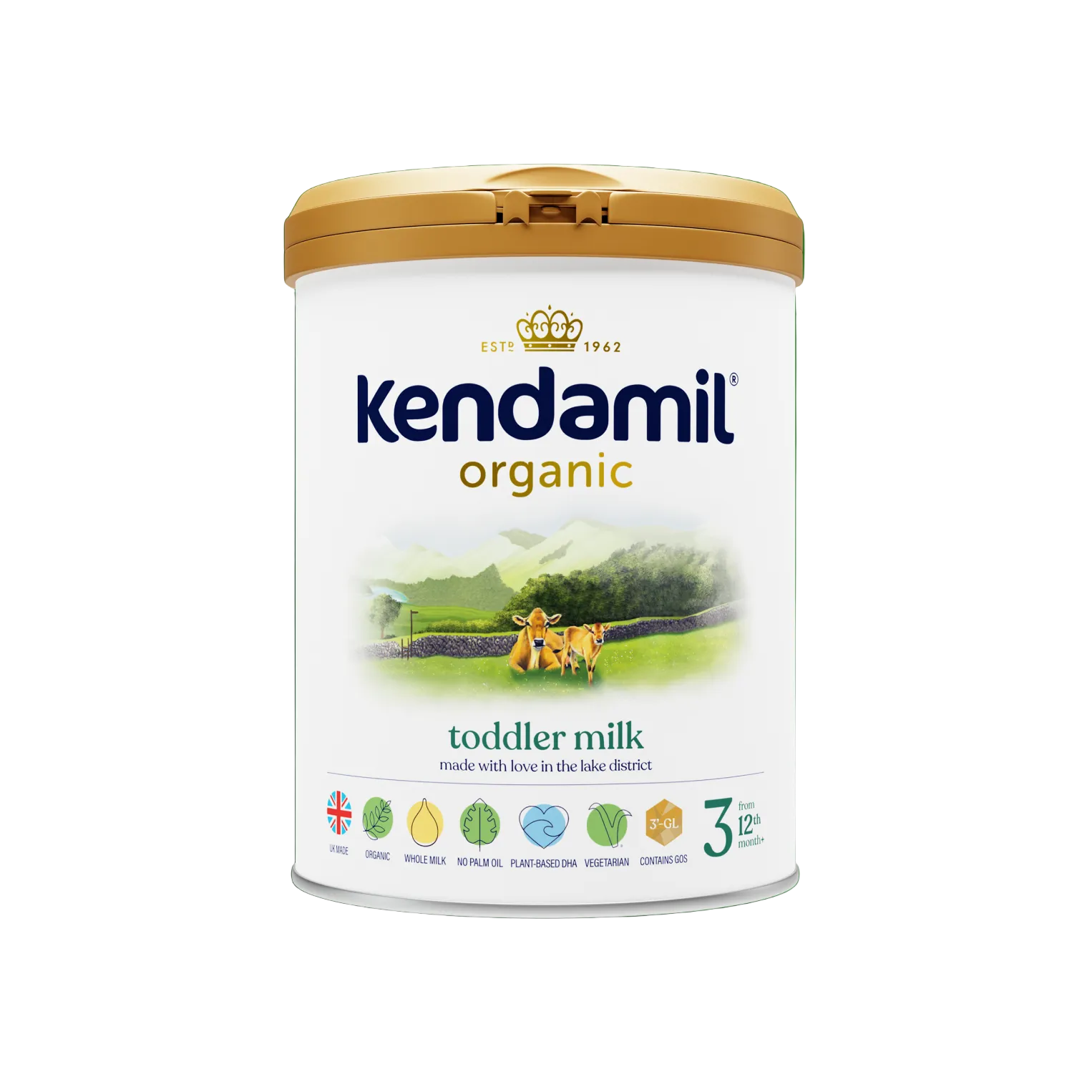 Kendamil Bio Nature Organic 3 HMO+ Toddler Milk 800g