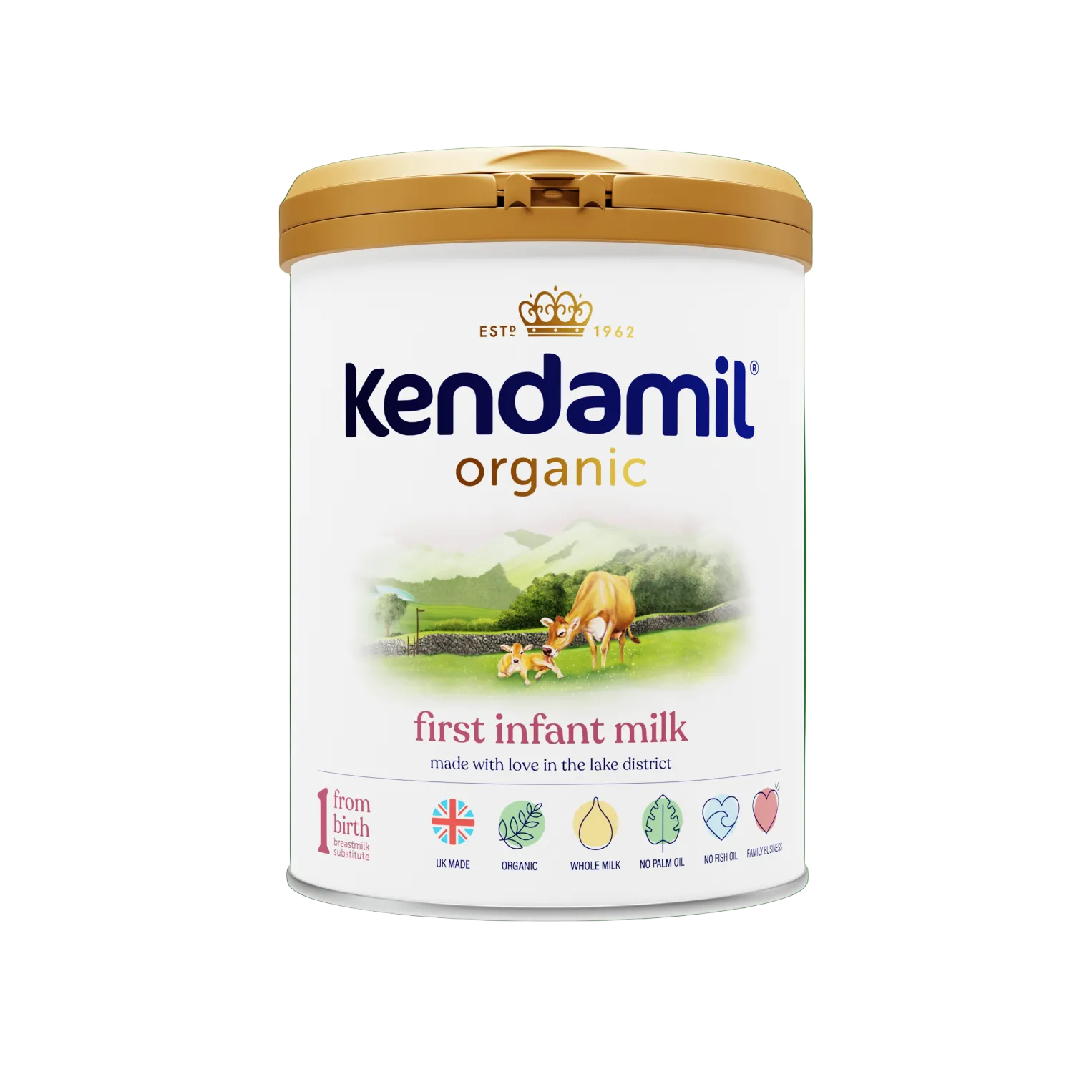 Kendamil Bio Nature Organic 1 DHA+ First Infant Milk 800g