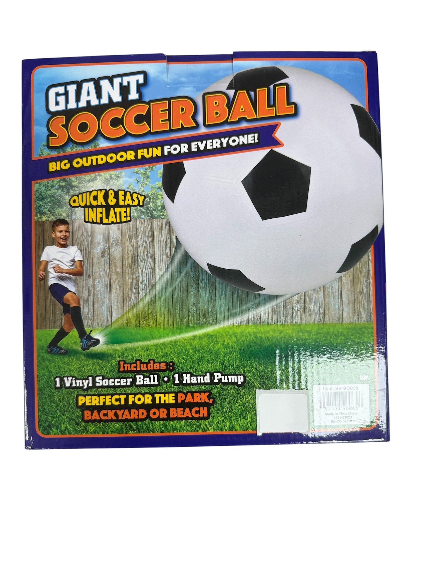 The Toy Network Giant Soccer Ball 30 Inch SB-SOC30