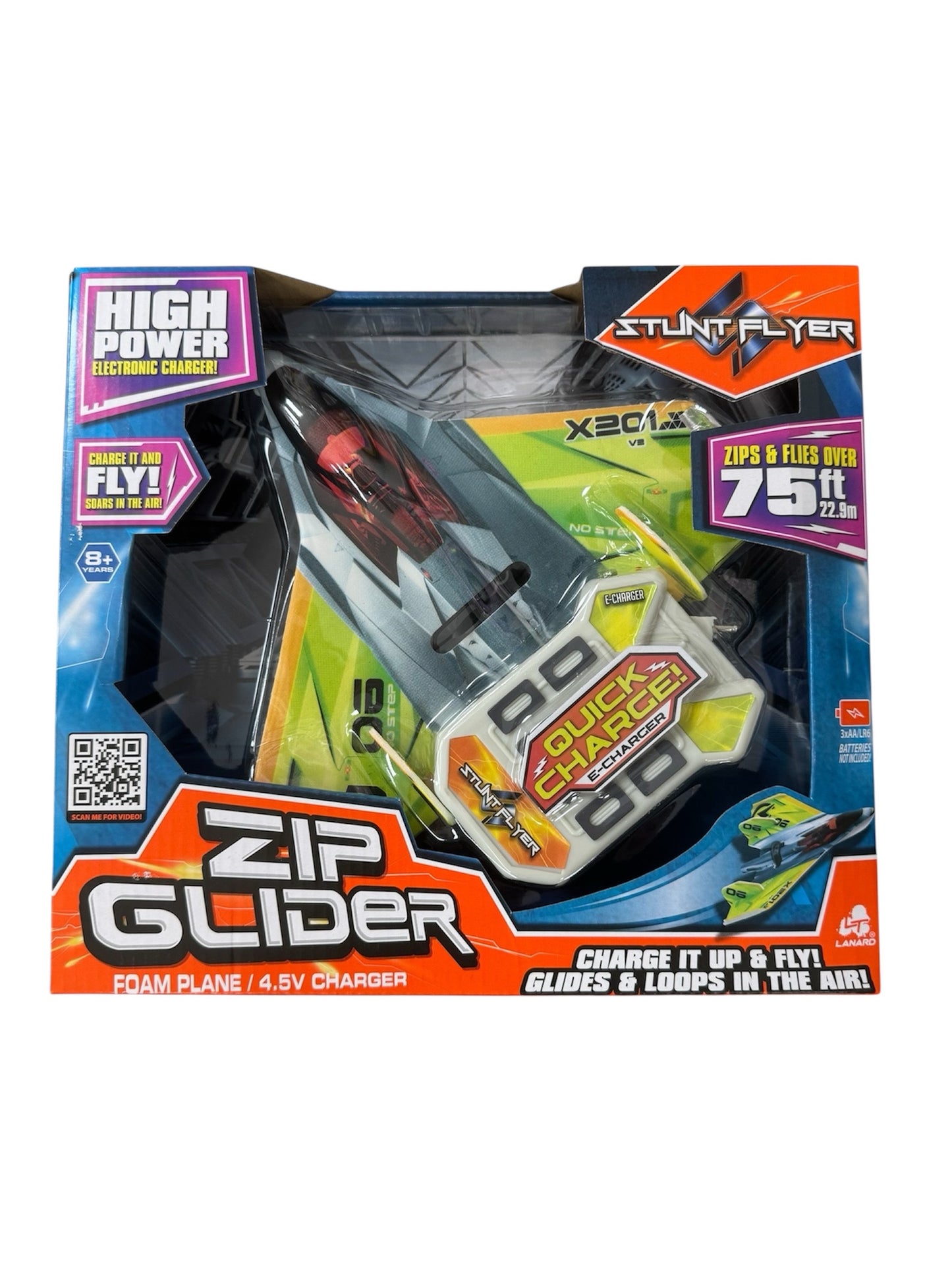 Lanard Zip Glider Stunt Flyer Foam Plane 4824