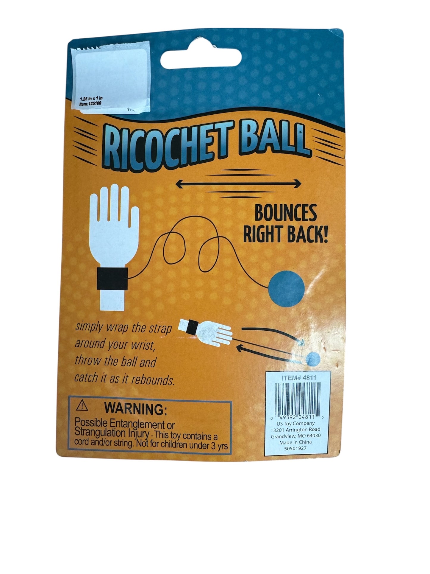 US Toy Company Ricochet Ball 4811