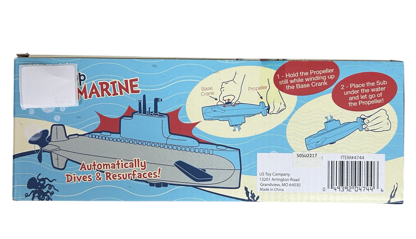 US Toy Company Wind-Up Submarine 4744