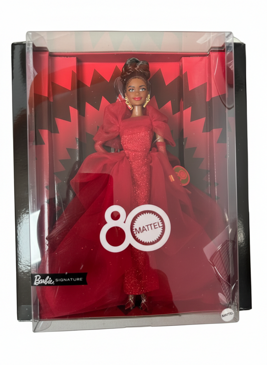 Mattel Barbie 80 Red Dress JBJ18