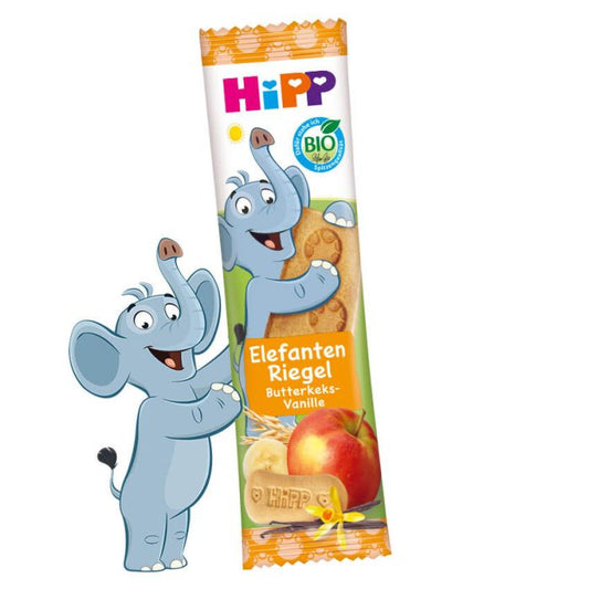 HiPP Elephant Muesli Bar Butter Biscuit in Apple-Vanilla Cream 20 g