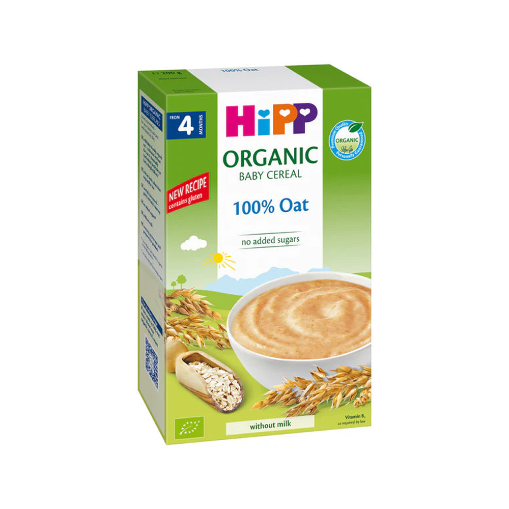 HiPP 100% Oat Organic Baby Cereal 200 g - Organic Shop USA