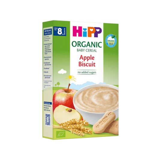 HiPP Apple Biscuit Organic Baby Cereal 250 g - Organic Shop USA