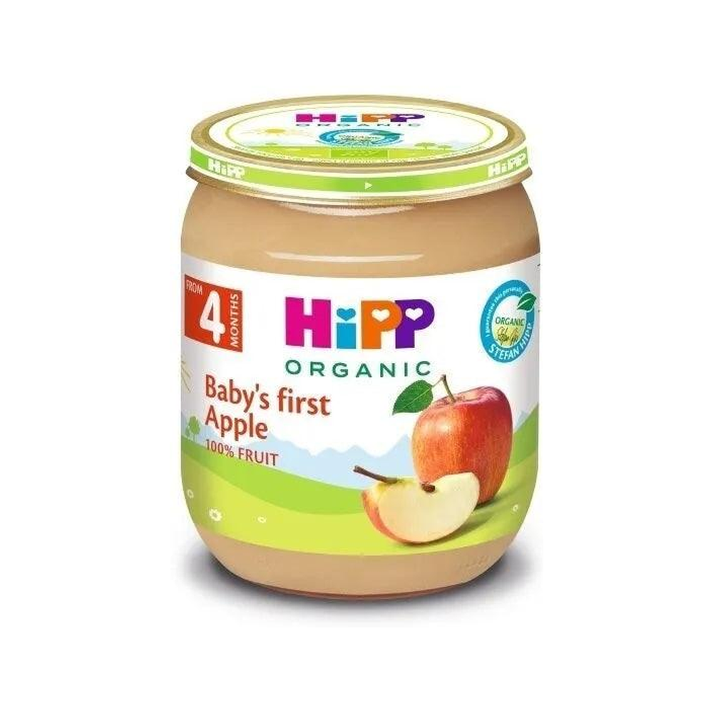 HiPP Baby's First Apple Puree 125 g - Organic Shop USA