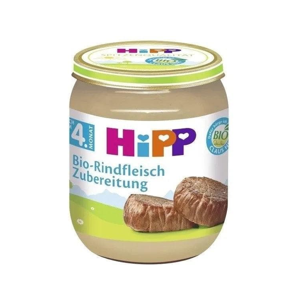 HiPP Beef Preparation Puree 125 g - Organic Shop USA