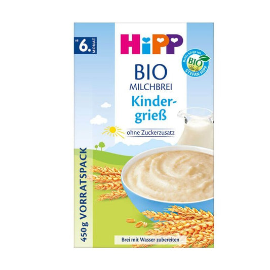 HiPP Children's Semolina Milk & Cereal 475 g (DA30014) DE