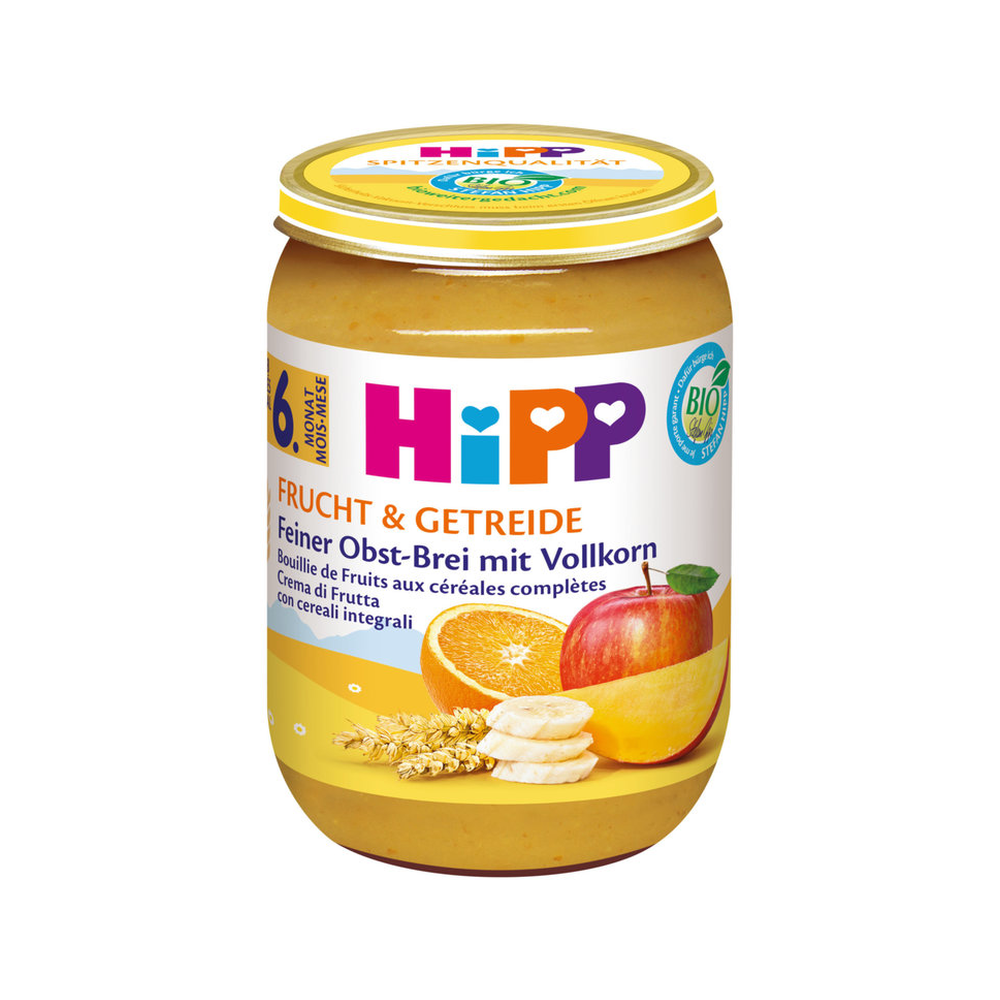 HiPP Fruits with Whole Grain Puree 190 g - Organic Shop USA