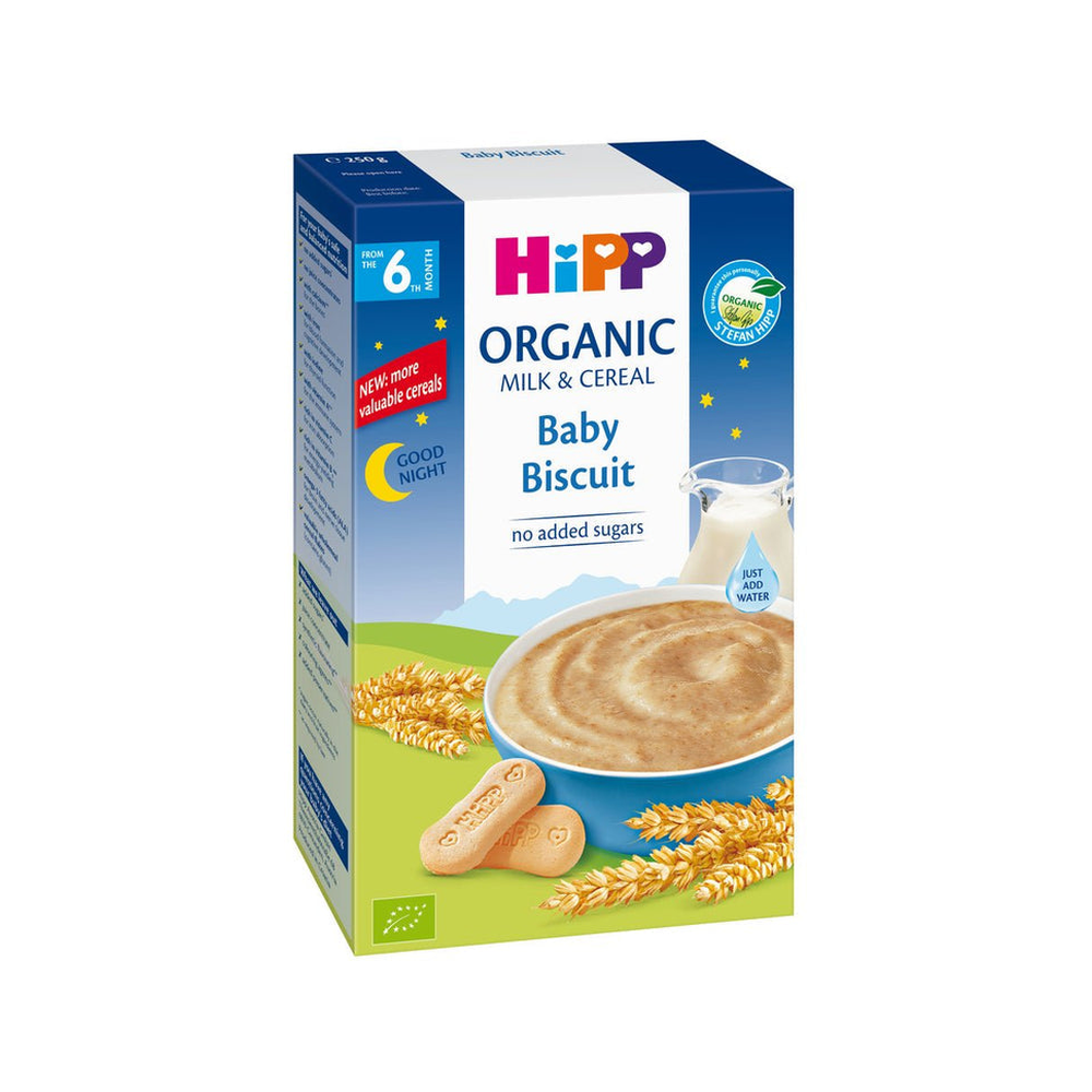 HiPP Good Night Baby Biscuit Organic Milk & Cereal 250 g - Organic Shop USA