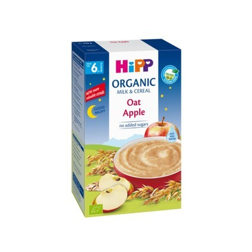 HiPP Good Night Oat Apple Organic Milk & Cereal 250 g - Organic Shop USA