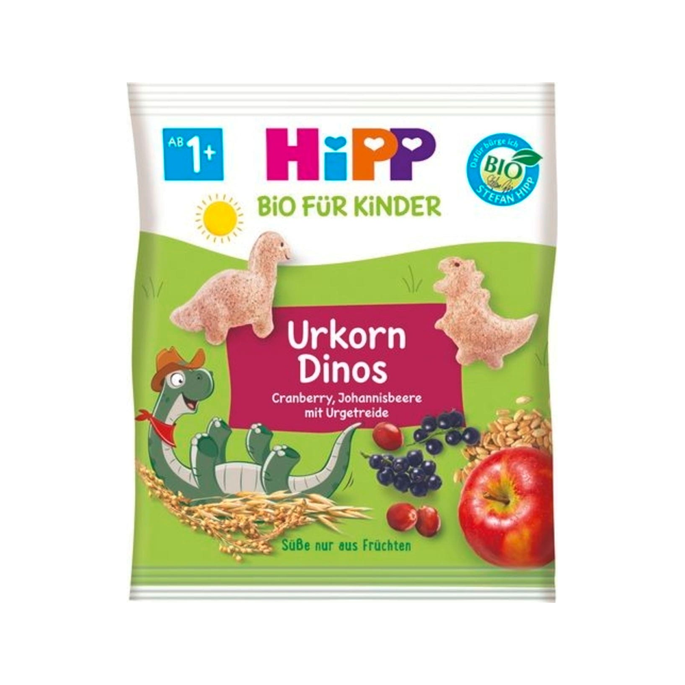 HiPP Grain Dinosaurs with Fruit & Berries 30 g - Organic Shop USA