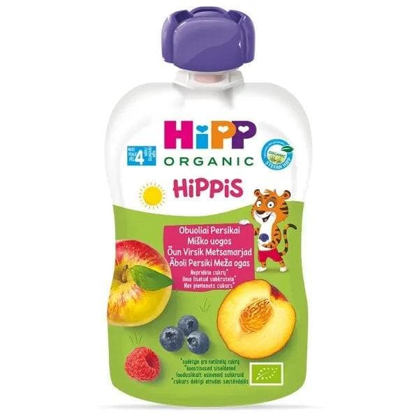 HiPP Hippis Wild Berries in Apple Peach Puree 100 g