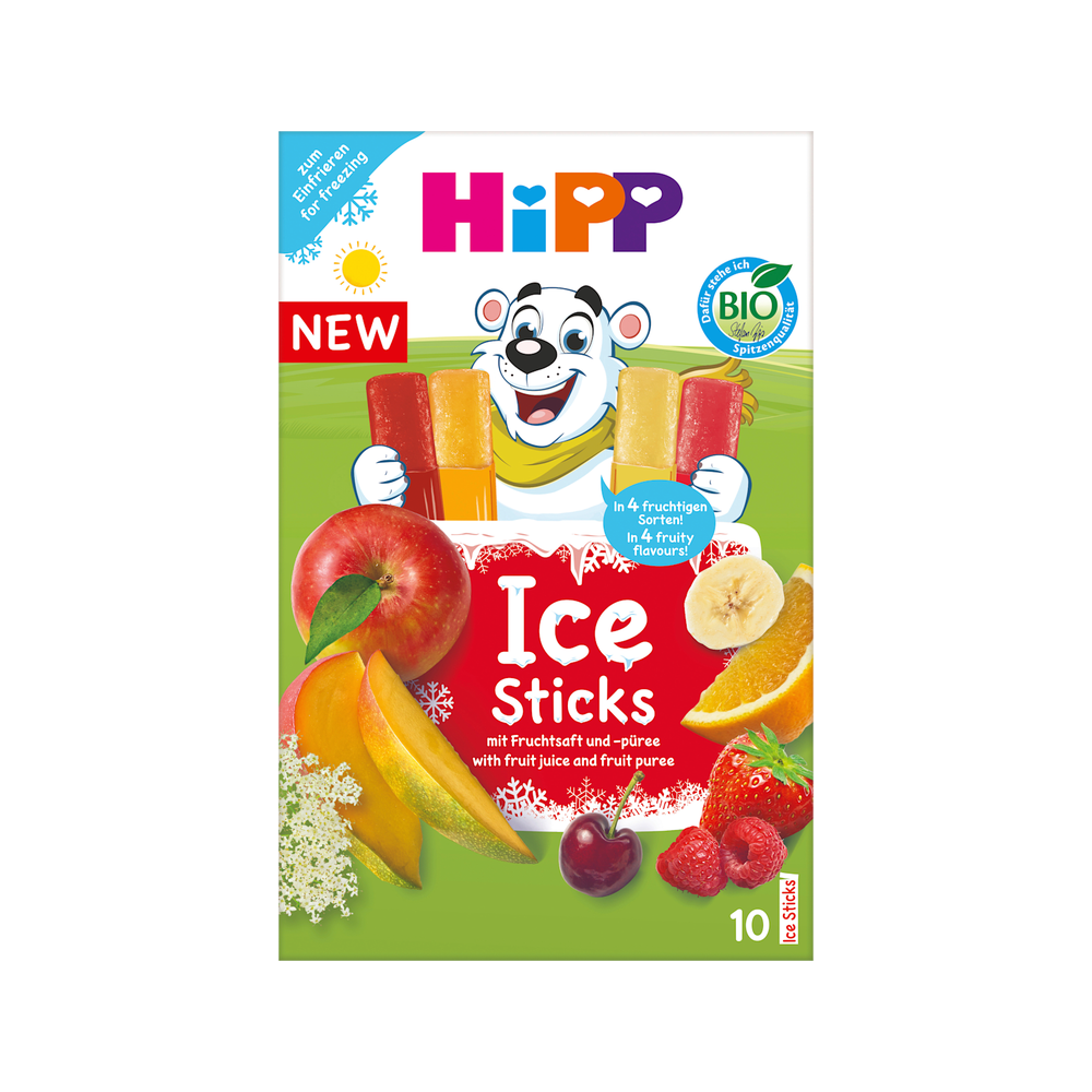 HiPP Ice Sticks 10 pcs x 40 ml