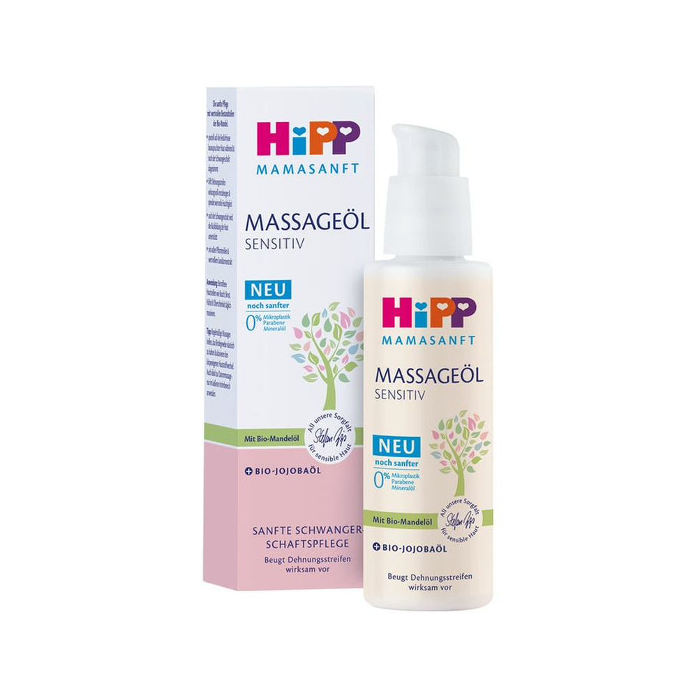 HiPP Mama Sanft Massage Oil 100 ml - Organic Shop USA