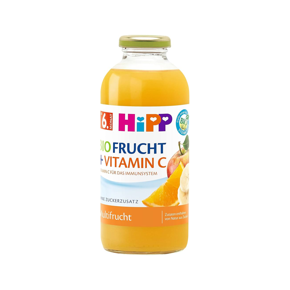 HiPP Multifruit Juice + Vitamin C 500 ml - Organic Shop USA