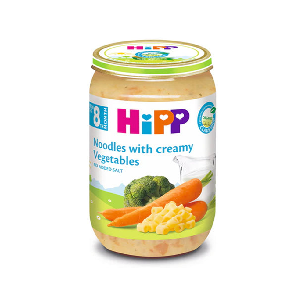 HiPP Noodles with Creamy Vegetables Puree 220 g - Organic Shop USA