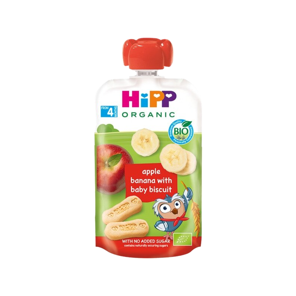 HiPP Organic Apples Bananas Beets Puree 100 g - Organic Shop USA