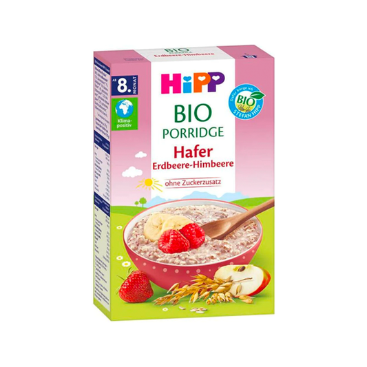 HiPP Organic Cereal Strawberry-Raspberry 200 g - Organic Shop USA