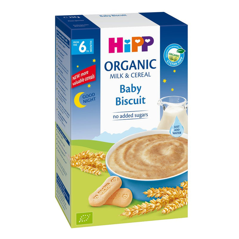 HiPP Good Night Baby Biscuit Organic Milk & Cereal 250 g