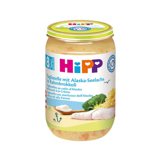 HiPP Pasta with Fish Broccoli and Cream Puree 220 g - Organic Shop USA