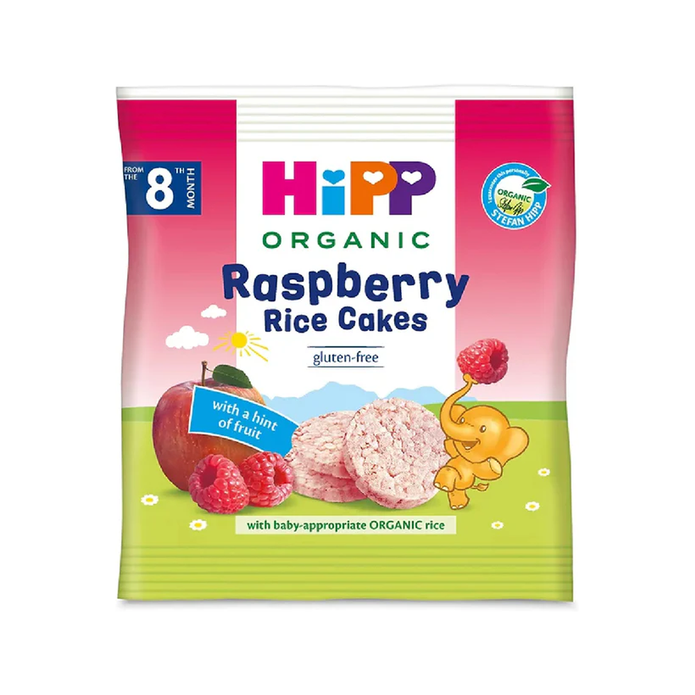 HiPP Raspberry Rice Cakes 30 g - Organic Shop USA