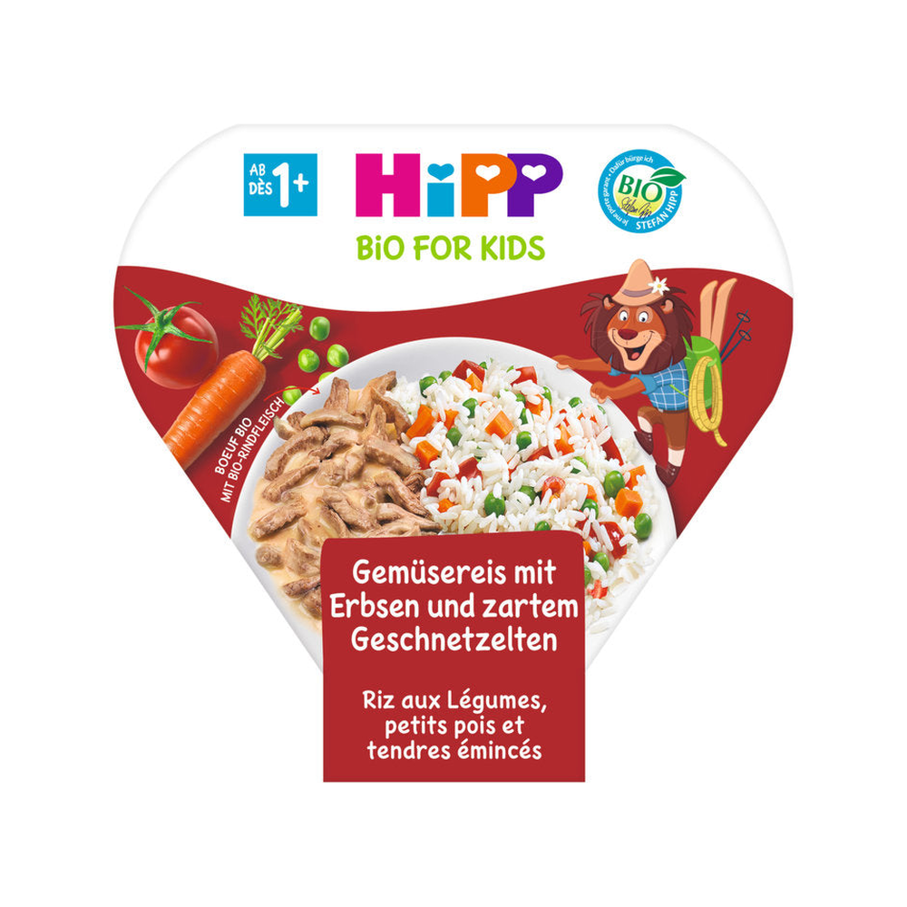 HiPP Rice with Vegetables and Beef 250 g - Organic Shop USA
